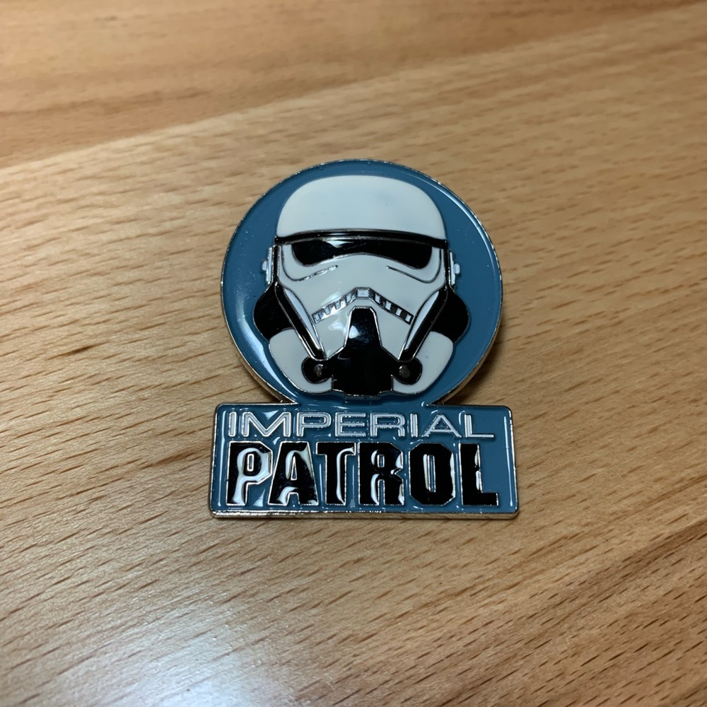 Disney Star Wars Imperial Patrol Stormtrooper Helmet Pin